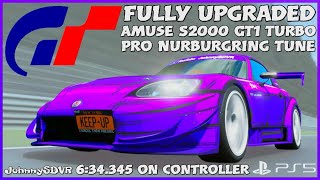 Gran Turismo 7  Amuse S2000 GT1 Turbo Pro Tune  Nurburgring Original Engine Setup  GT7 S2000 Tune [upl. by Adnilab585]