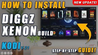 New Diggz Xenon Omega KODI Build  The Best Working Build 2024 [upl. by Harikahs]