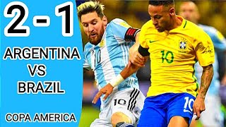 Argentina vs Brazil  Copa America 2024  Copa America 2024 Highlights  Argentina [upl. by Norit]