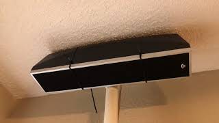 Another way to mount Dolby Atmos or DTSX ceiling speakers with out drilling holes on the ceiling [upl. by Sherilyn]