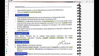 carbapenems and monobactam [upl. by Briant596]