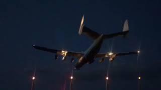 UR82060 Antonov AN225 Mriya landing at RAF Brize Norton 290819 [upl. by Earal]