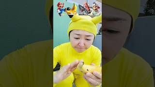 Baby Pikachu Saved his Baby friends with Mario…😱🤯❤️ shorts pikachumemes love [upl. by Kristian766]