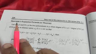 Heaviside expansion theorem lecture 20 [upl. by Eeb]