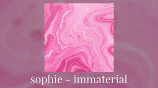 sophie  immaterial  slowed amp reverb [upl. by Ettenot780]