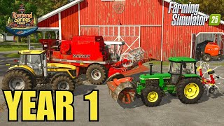 I Spent 1 Year Farming Riverbend Springs in Farming Simulator 25 [upl. by Nicol]