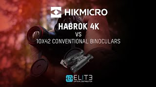 HABROK 4K vs 10x42 conventional binoculars [upl. by Wadesworth]