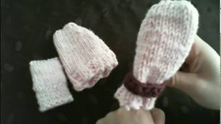 Handschuhe für Baby stricken Anleitung für Anfänger [upl. by Egarton]