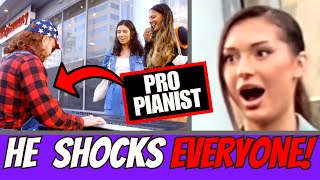 Pro Pianist Goes in Disguise  Shocks EVERYONE Top 20 Reactions [upl. by Calendra630]