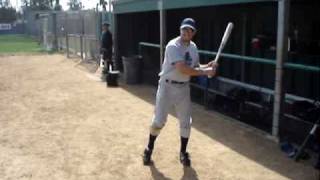 Josh Womacks crazy bat skills at Long Beach Armada 2009 Training Camp [upl. by Akinor]