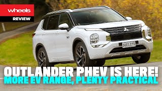 2023 Mitsubishi Outlander PHEV review  Wheels Australia [upl. by Naic]