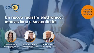 Fondir un nuovo registro elettronico  Innovazione e sostenibilità [upl. by Agnimod204]