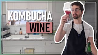 Kombucha Wine Brewing Grape Juice Fermentation [upl. by Ransome]