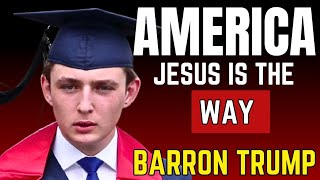 Barron Trump  America Jesus Is The Way [upl. by Aryajay]