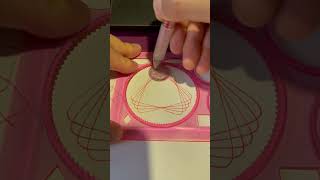 What does this pattern resemble Magic Ruler Small ruler big wisdom shorts spirograph [upl. by Oisorbma]