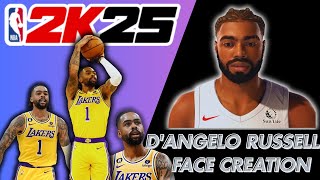 BEST 🔥D’ANGELO RUSSEL🔥 FACE CREATION NBA 2k25 [upl. by Syah]