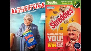 Shreddies Knitting Nanas amp Cereal Adverts 200715 [upl. by Booth]