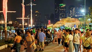 4K Thailand Travel 🇹🇭 Asiatique The Riverfront Bangkok February 2024 [upl. by Mayeda]