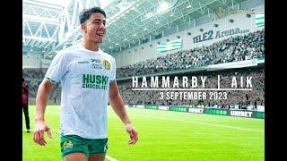 DERBYSEGER  HAMMARBY VS AIK  2023 [upl. by Tchao]