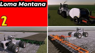 Baling plowing amp liming in Loma Montana  Farming simulator 2 [upl. by Susanne773]