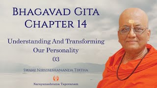 163  Bhagavad Gita Chapter 14  Transforming Our Personality 03  Swami Nirviseshananda Tirtha [upl. by Leicam881]