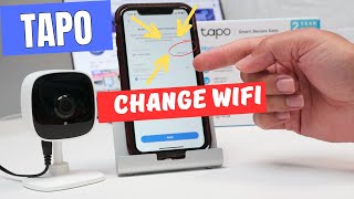 TP Link Tapo C100 Change WiFi Network Easy StepbyStep [upl. by Aiekram]