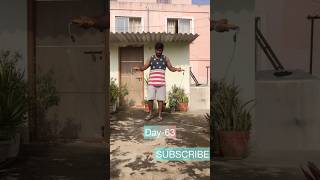 Day63 365 days 100 Jump rope challenge pending 302 Days ⚡️ jumpropechallenge supportmychannel [upl. by Gnap]