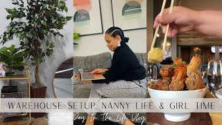 Day In The Life Vlog  My Warehouse Setup Nanny Life Girl Time amp Chiropractor [upl. by Sorodoeht]