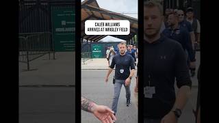 Caleb Williams and Bears teammates arrive at Wrigley Field chicagobears [upl. by Attiuqal633]