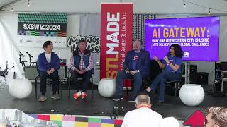 SXSW 2024 Panel — AI GATEWAY with St Louis [upl. by Allebasi]