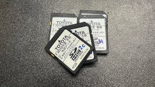 Latest NSCPW62 sd card and NSCPW61 Card lot for Guyana market Toyota [upl. by Assila6]