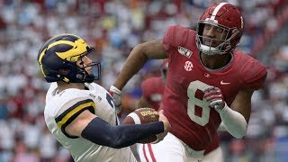 Alabama vs Michigan Full Game Highlights  2020 Citrus Bowl  College Football 112020  Madden [upl. by Nadabus]