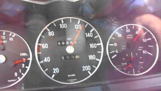 Mercedes W123 300D speed test part 2 [upl. by Yeniffit]