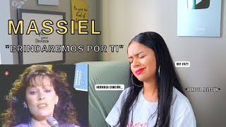 ESCUCHO por PRIMERA VEZ a MASSIEL  quotBrindaremos Por Tiquot  REACCIÓN [upl. by Sevik]