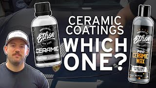 Ceramic Wax vs Ceramic Coatings [upl. by Atekan]