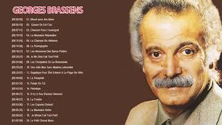 GEORGES BRASSENS LES PLUS GRANDS TUBES  GEORGES BRASSENS CHANSONS [upl. by Debbi]