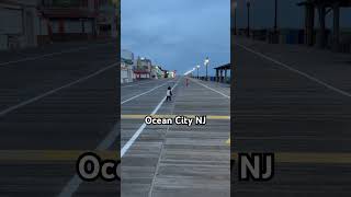 Ocean City NJ Boardwalk at night Before the summer crowds [upl. by Acinoev]