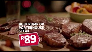 Pick n Pay Mouthwatering Bulk Rump amp Porterhouse Steak Christmas Promotion [upl. by Enairb]