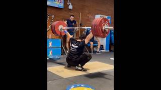 Nino Pizzolato 89 180 kg snatch [upl. by Nerine]