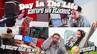 Day In The Life Of A Salford University Student ♡ TV and Radio [upl. by Aitra671]