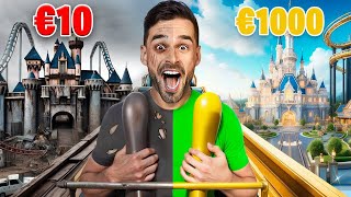 €10 vs €1000 Pretpark Experiment [upl. by Nerred]