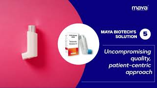 Inhale QUALITY Exhale your PROBLEMS  Budesonide Inhaler  MAYA BIOTECH [upl. by Naened881]