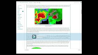 doppler radar and downbursts [upl. by Alakam]