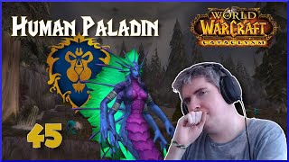 Lets Play World of Warcraft  Part 45  Hostile terrain Webcam edition  Alliance Paladin [upl. by Sinnaoi]