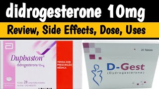 DYDROGESTERONE tablets ip 10 mg  Duphaston 10mg  dydroboon tablet uses in hindi [upl. by Denny]