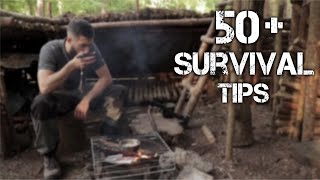 Survive the Wild 50 Survival Tips amp Bushcraft Skills [upl. by Therron]