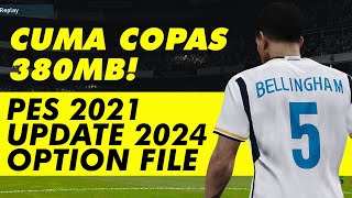 PES 2021 UPDATE 2024 PC Option File [upl. by Eanal]