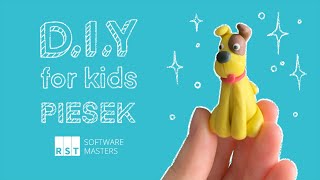 DIY for Kids 6  Piesek z plasteliny 🐶 [upl. by Wei]