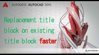 Replacement title block to the existing title block [upl. by Atinej]