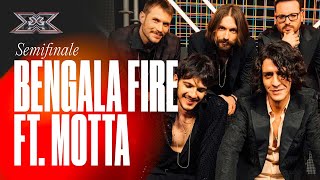 Motta canta con i Bengala Fire “Del Tempo che Passa la Felicità” alla Semifinale  X Factor 2021 [upl. by Kado]